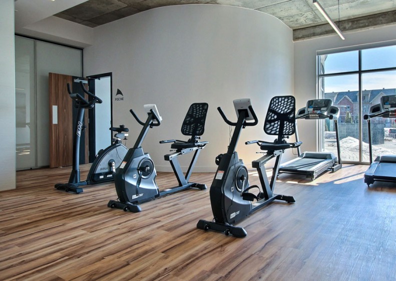 Les appartements Le Lib Boisbriand disposent d’un gym privé